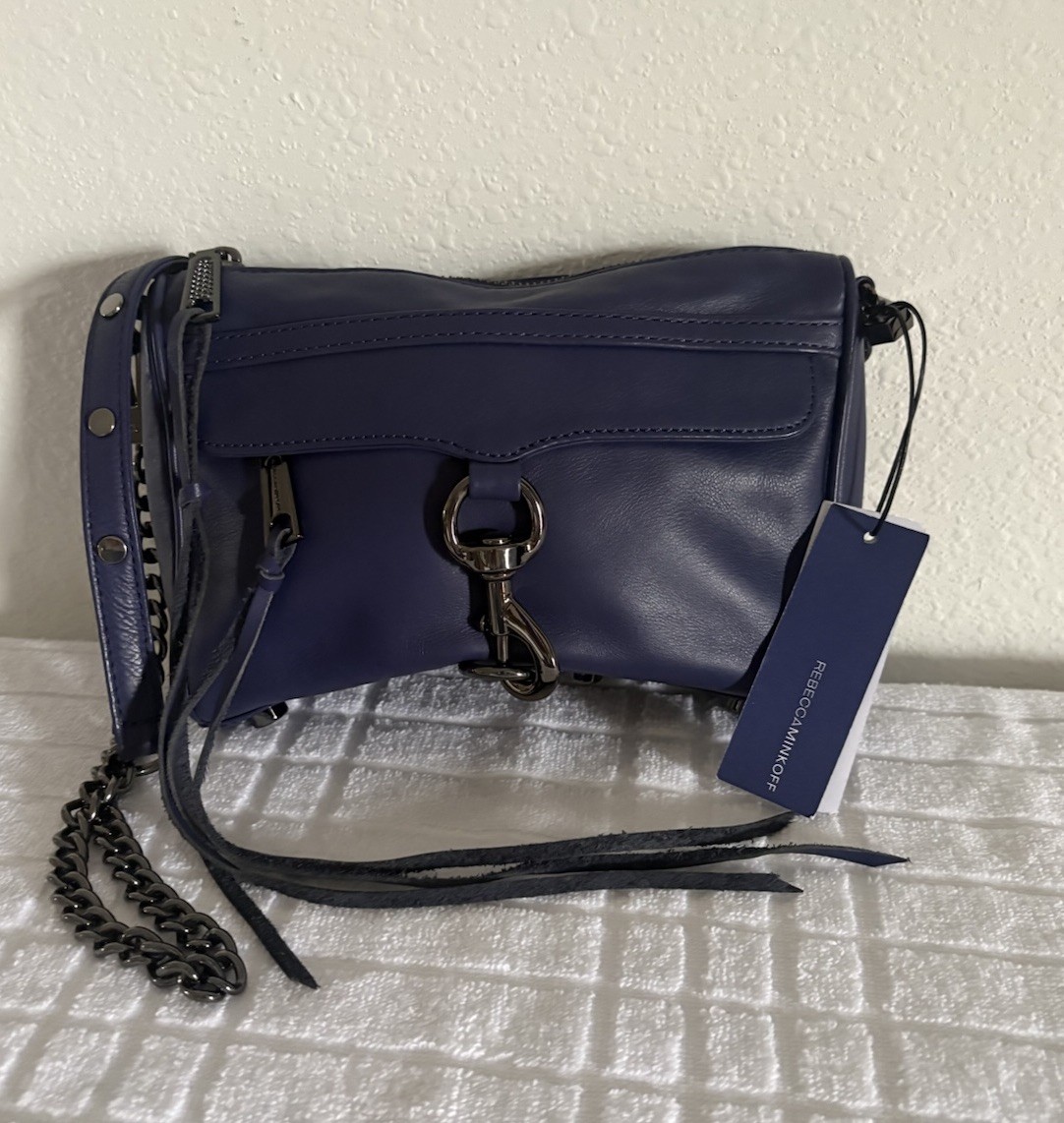 Rebecca Minkoff Mini M.A.C. Crossbody, Eclipse (purple) – $195 NWT