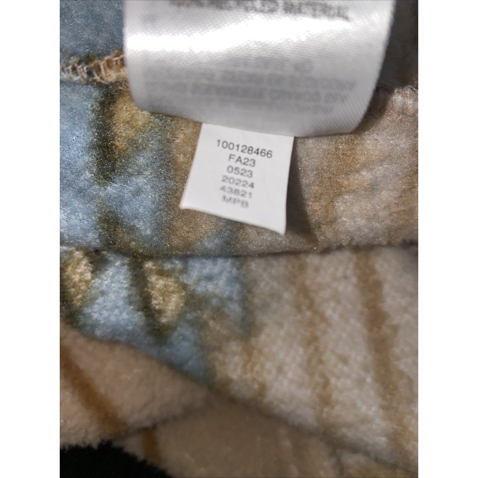 Sun + Stone Medium Men’s Sherpa Fleece Pullover 1/4 Zip Mock Neck Desert Bronze