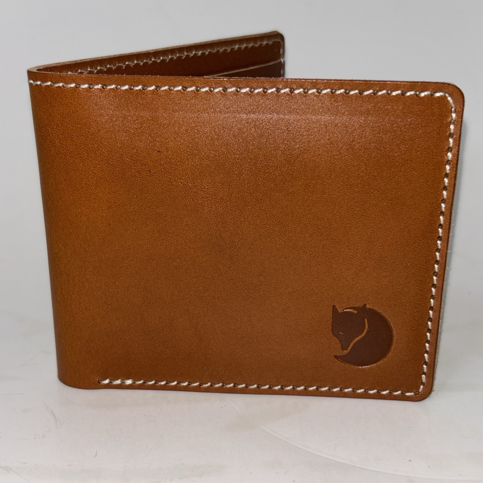 Fjällräven Ovik Brown Cognac Leather Wallet Bi-Fold