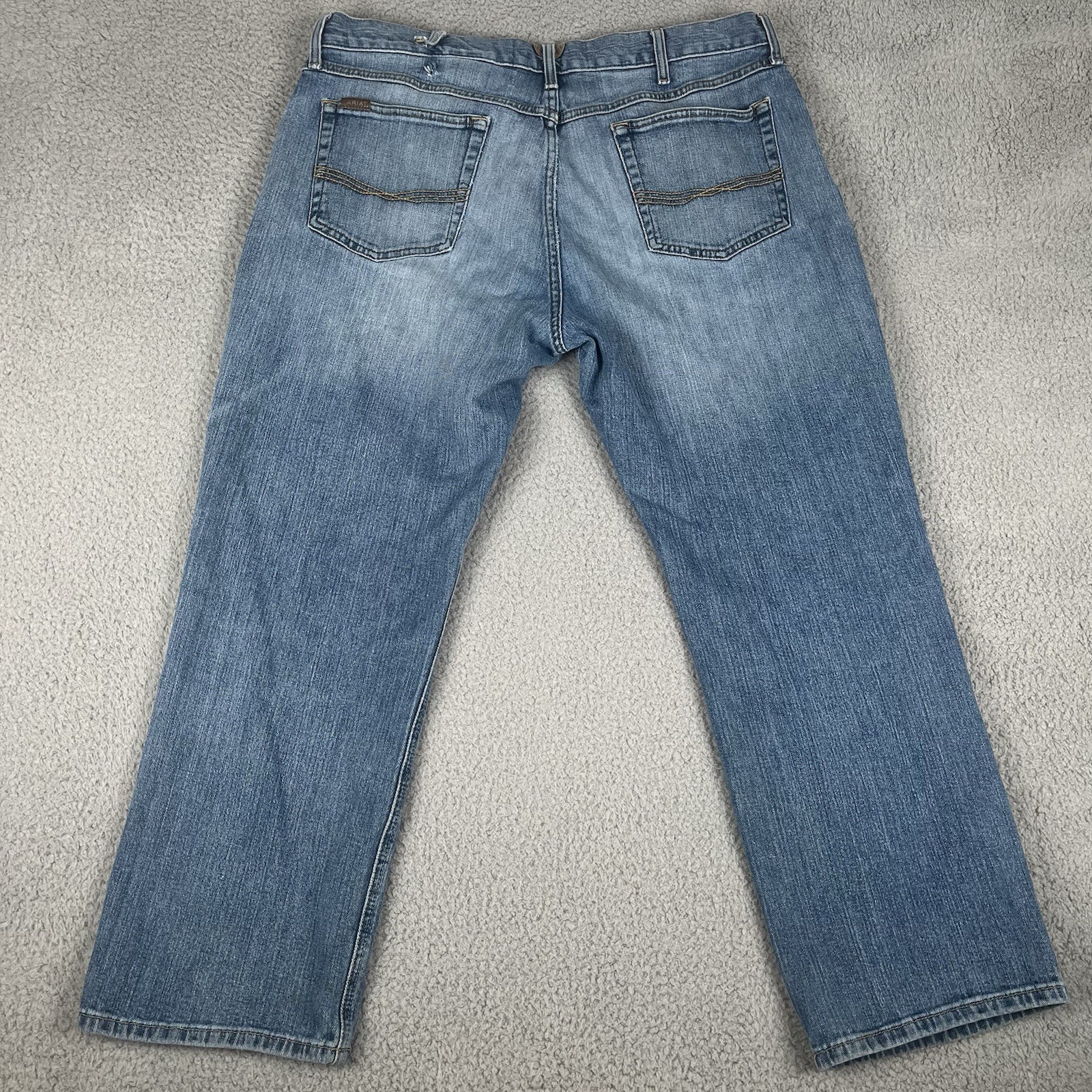 Ariat Jeans Mens 38×28* Blue M2 Relaxed Boot Cut Stretch Western Cowboy Denim