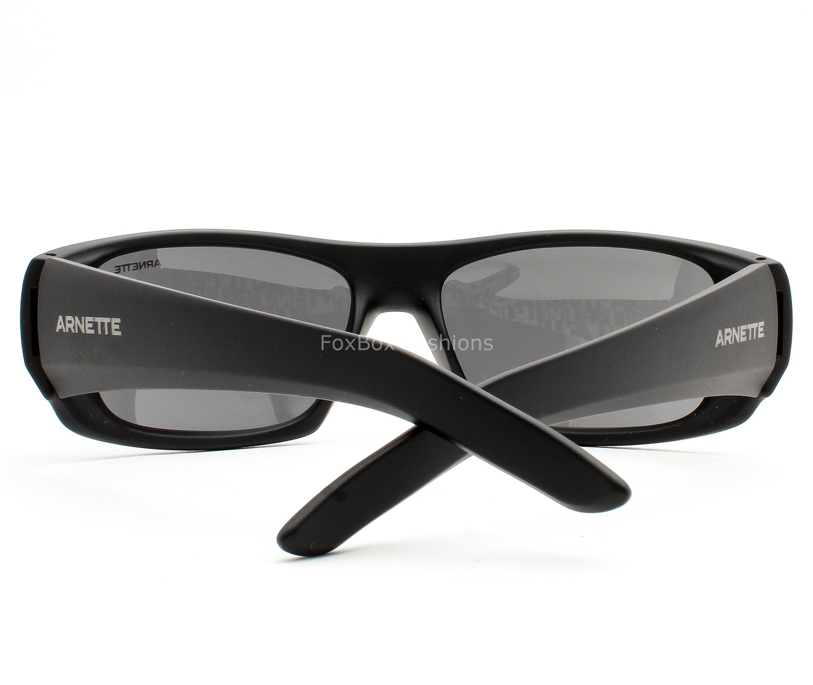 Arnette Hot Shot Sunglasses 4182 2196/87 Matte Black Rubber Gray Lens with Case