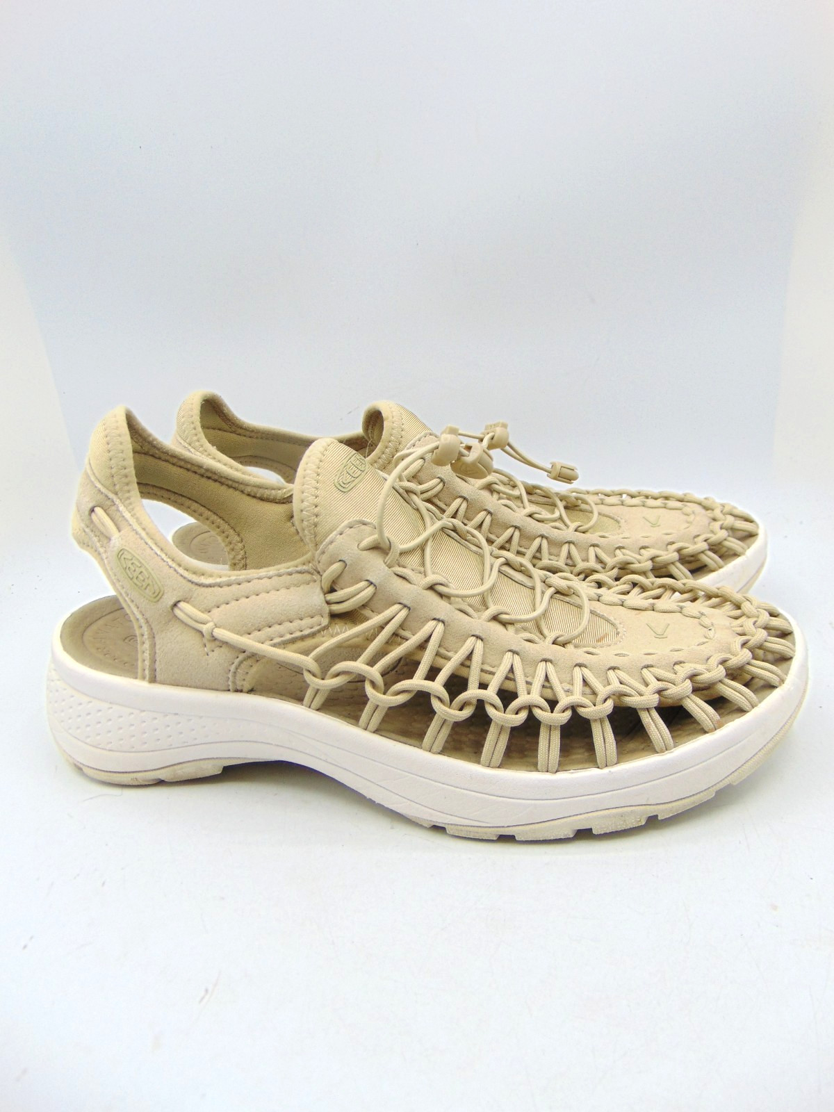 KEEN Uneek Sand ParaCord Bungee Slingback Sandals Size EU 40 US 9.5 WIDE