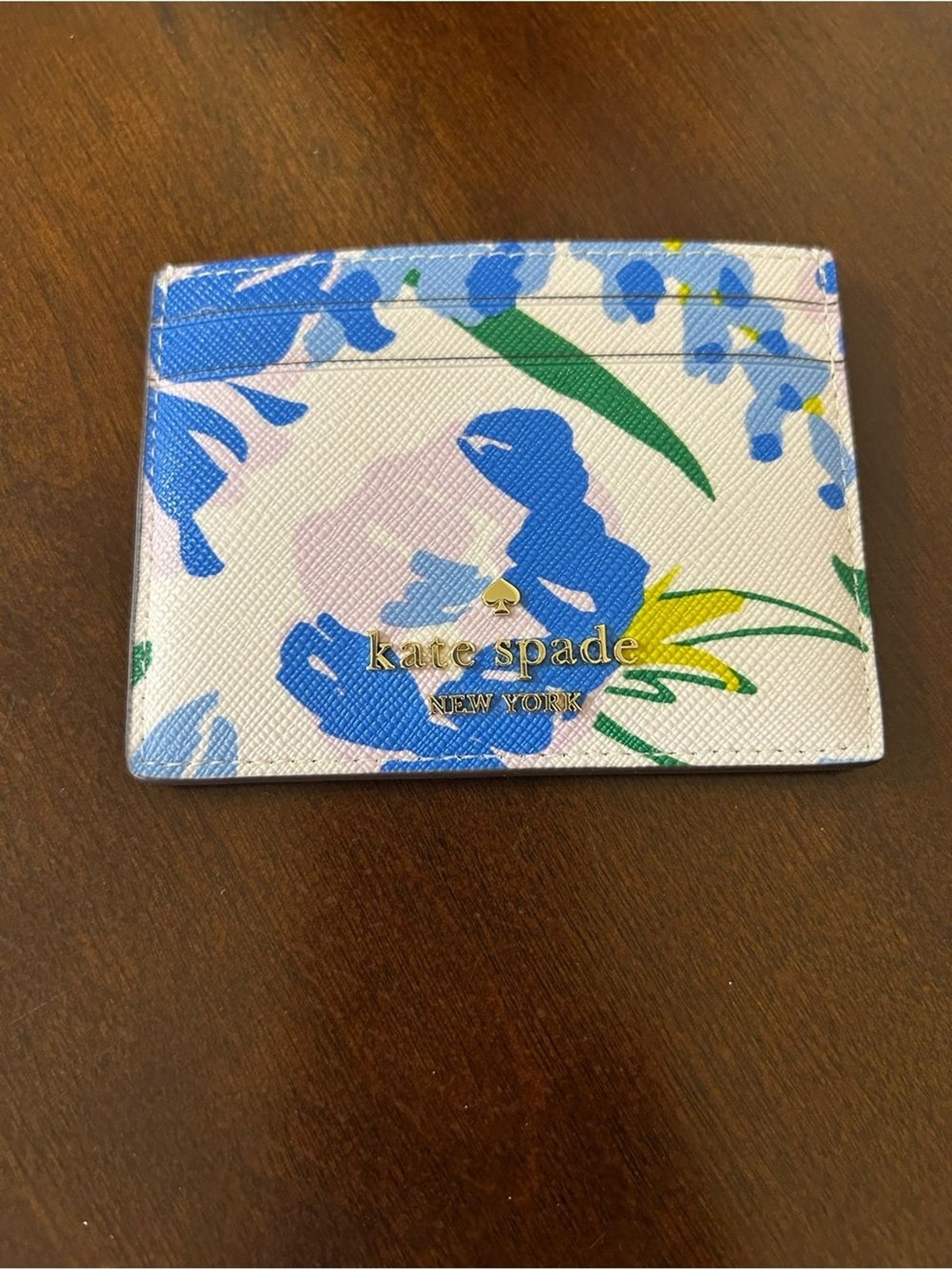 Kate Spade NIB Boxed Madison Floral Small Slim Card Holder