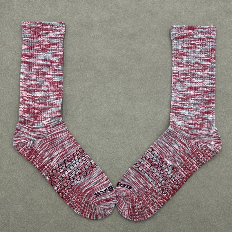 4 Pairs Women’s Performance Gripper Calf Socks Size Large 4 Colors Mix BOMBAS