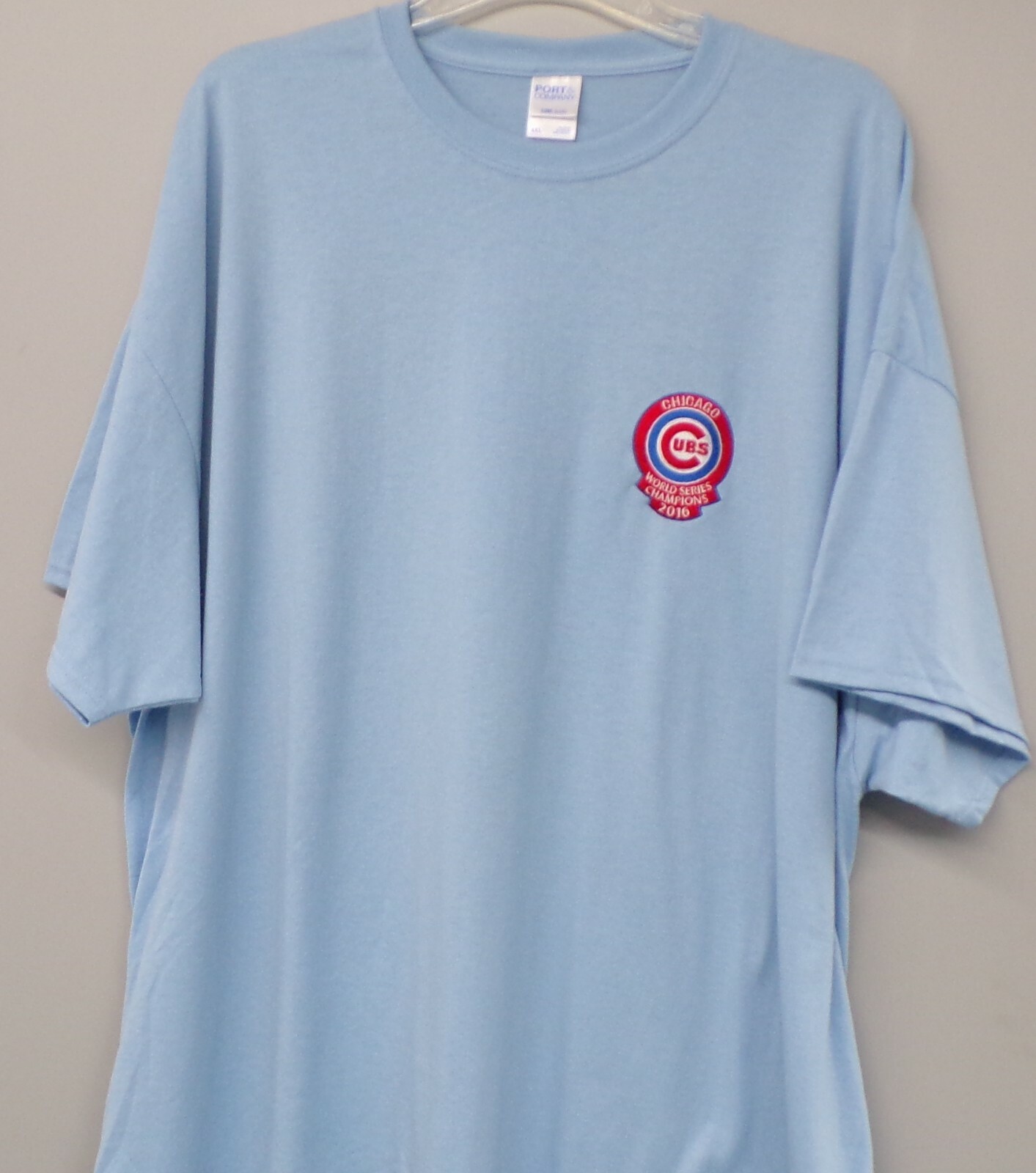 Chicago Cubs 2016 World Series Champs Embroidered T-Shirt S – 6XL, LT-4XLT New