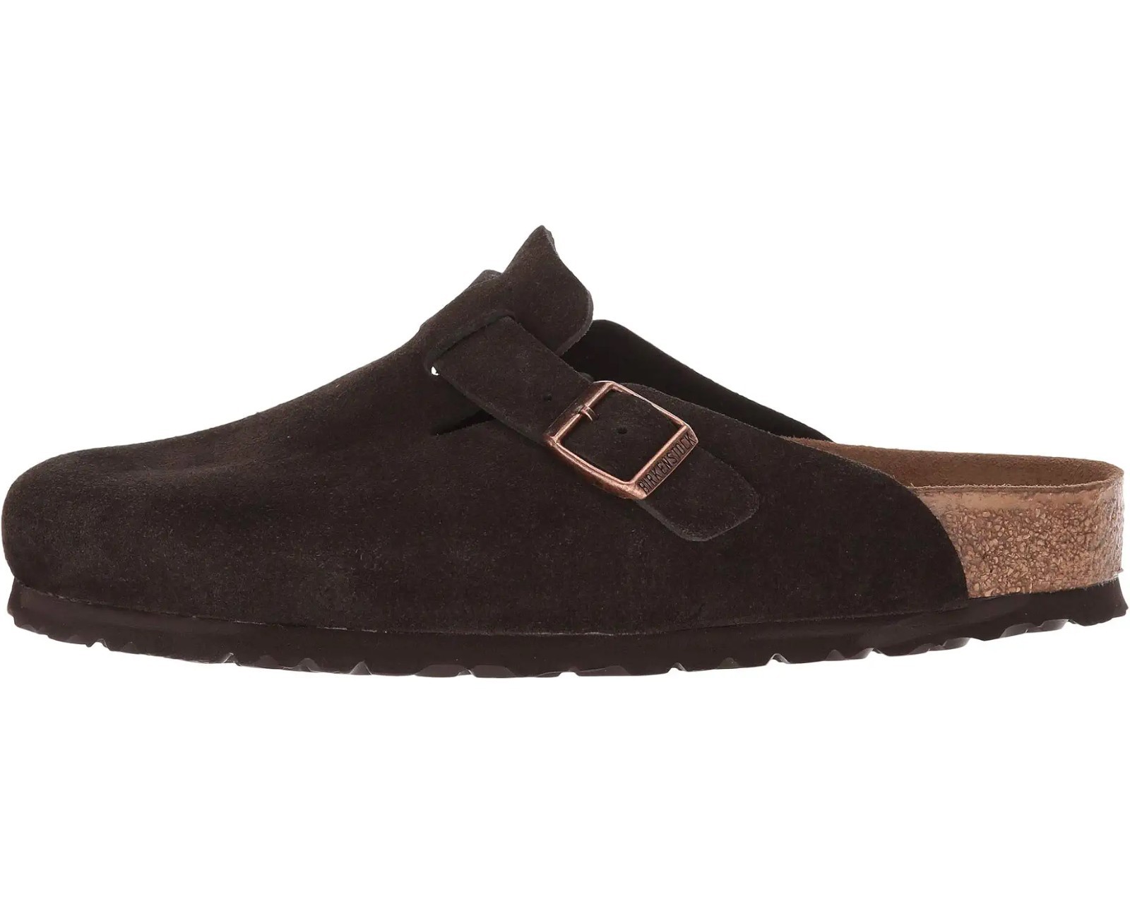 Birkenstock Boston Mocha Suede Leather Clog Shoes Narrow/Wide EU 37-45 Unisex