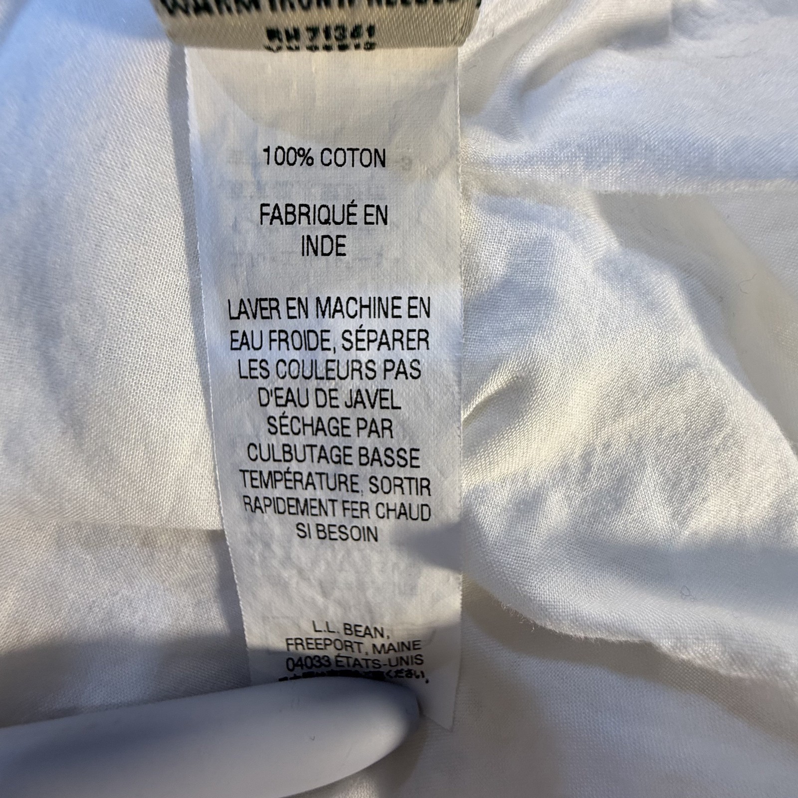 LL Bean 100% Cotton Dress Sheath Midi Back Zippper Eyelet Fabric