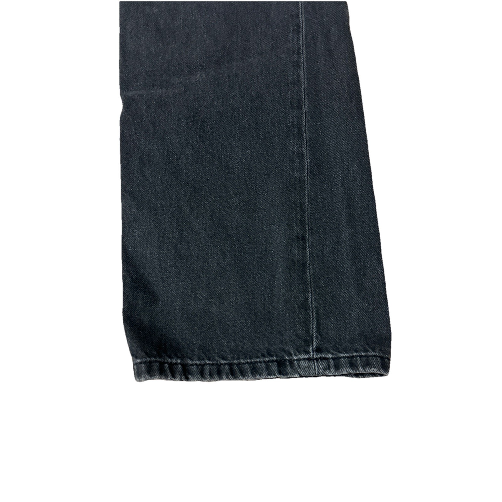 Aeropostale 90s Baggy Straight Jeans Womens 2 Black Distressed Non Stretch