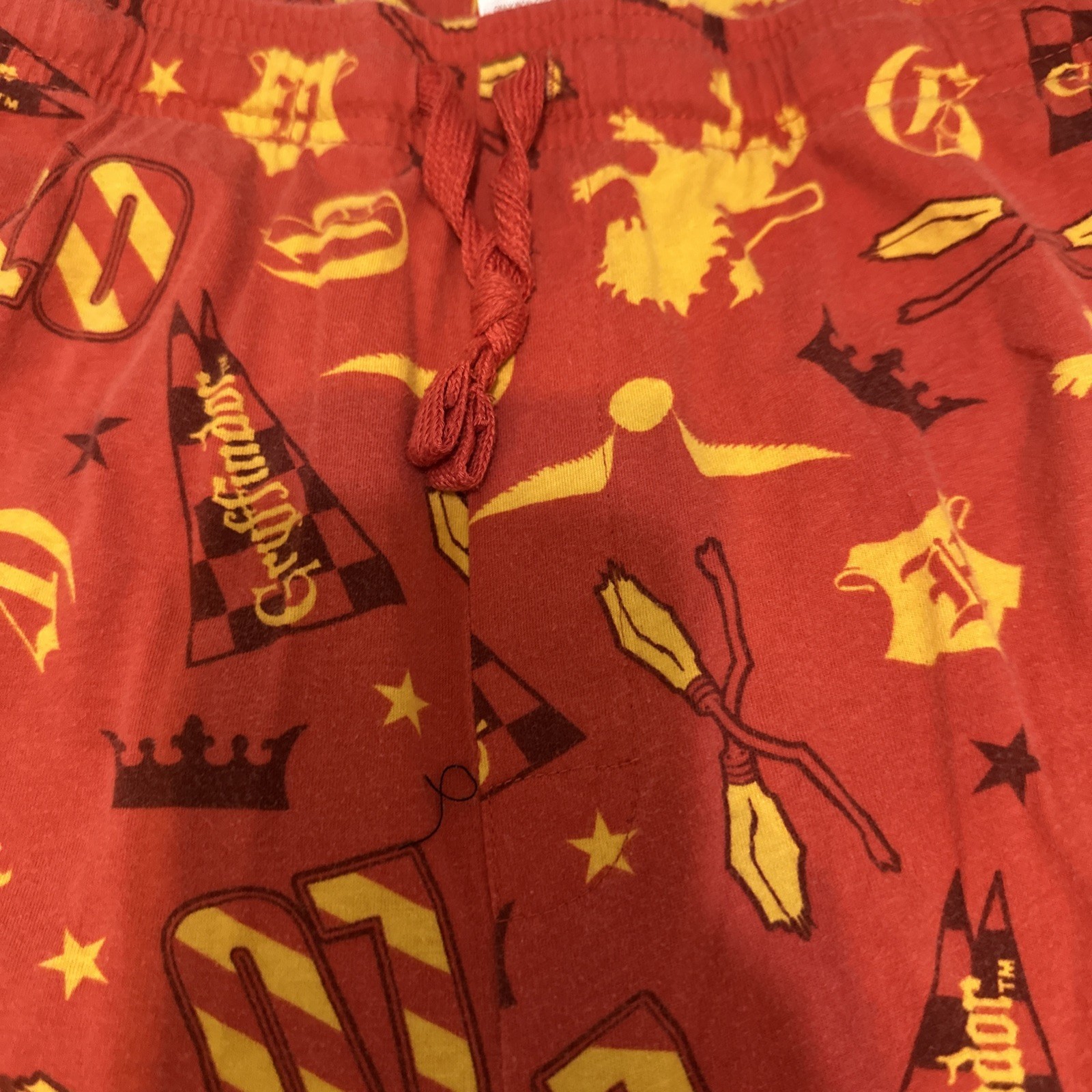 Harry Potter Gryffindor Pajama Pants by Hot Topic Women’s 4XL Red & Yellow