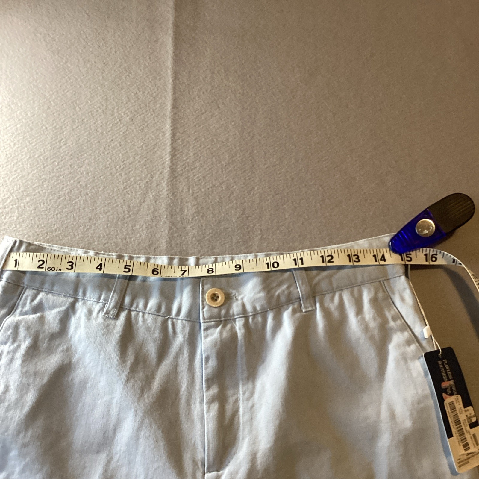 Southern Lure Boys Twill Flat Front Light Blue Shorts SZ Youth 16 New With Tag