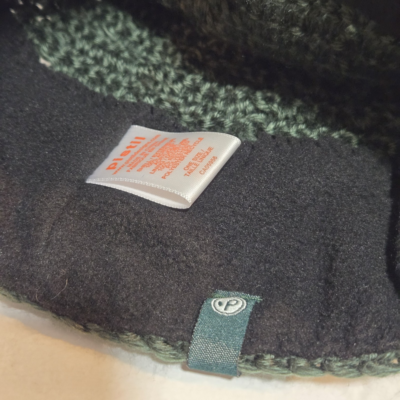 Pistil Beanie Brim Hat Green Knit