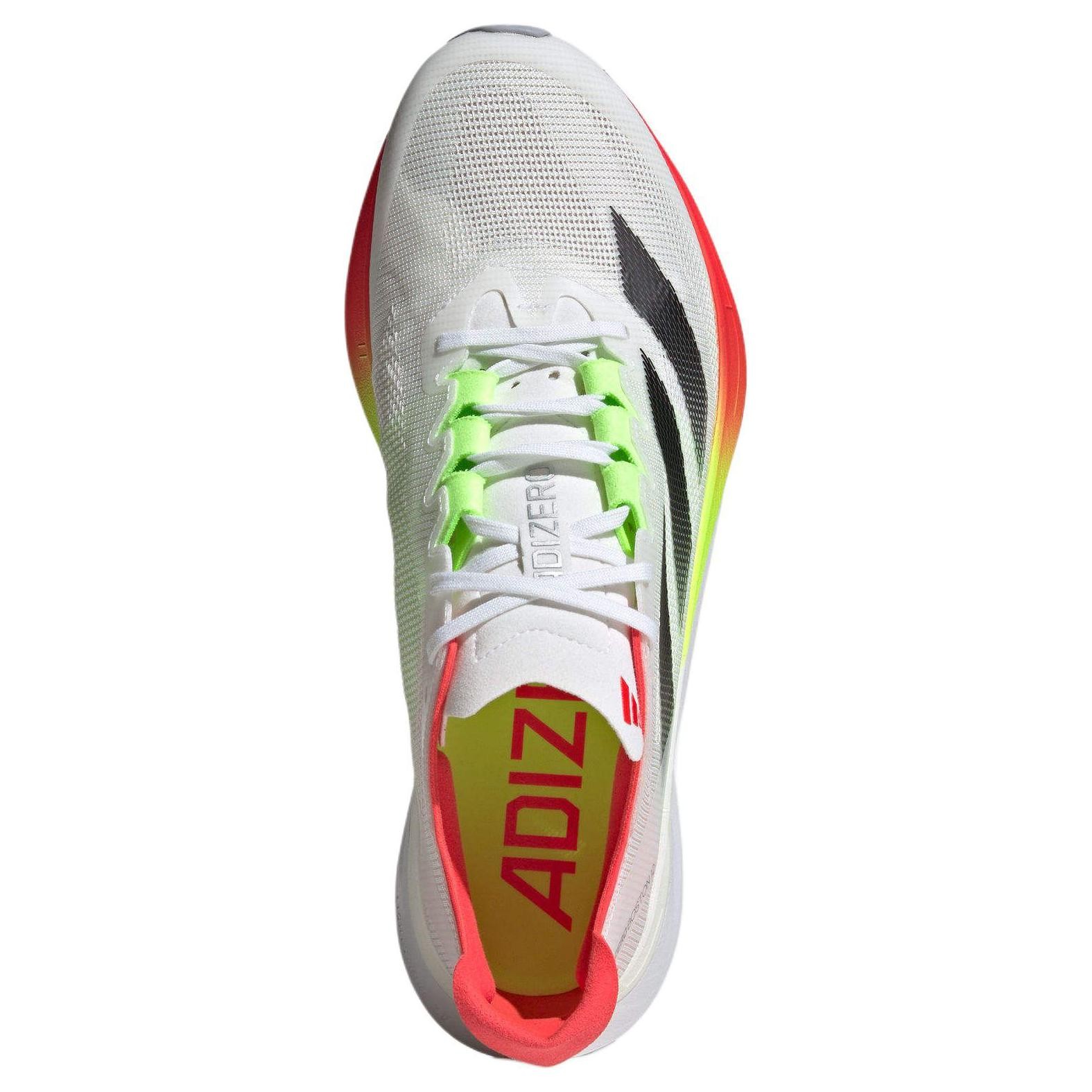 Adidas Adizero Boston 12 Cloud White Core Black Lucid Red – JQ2552 Size