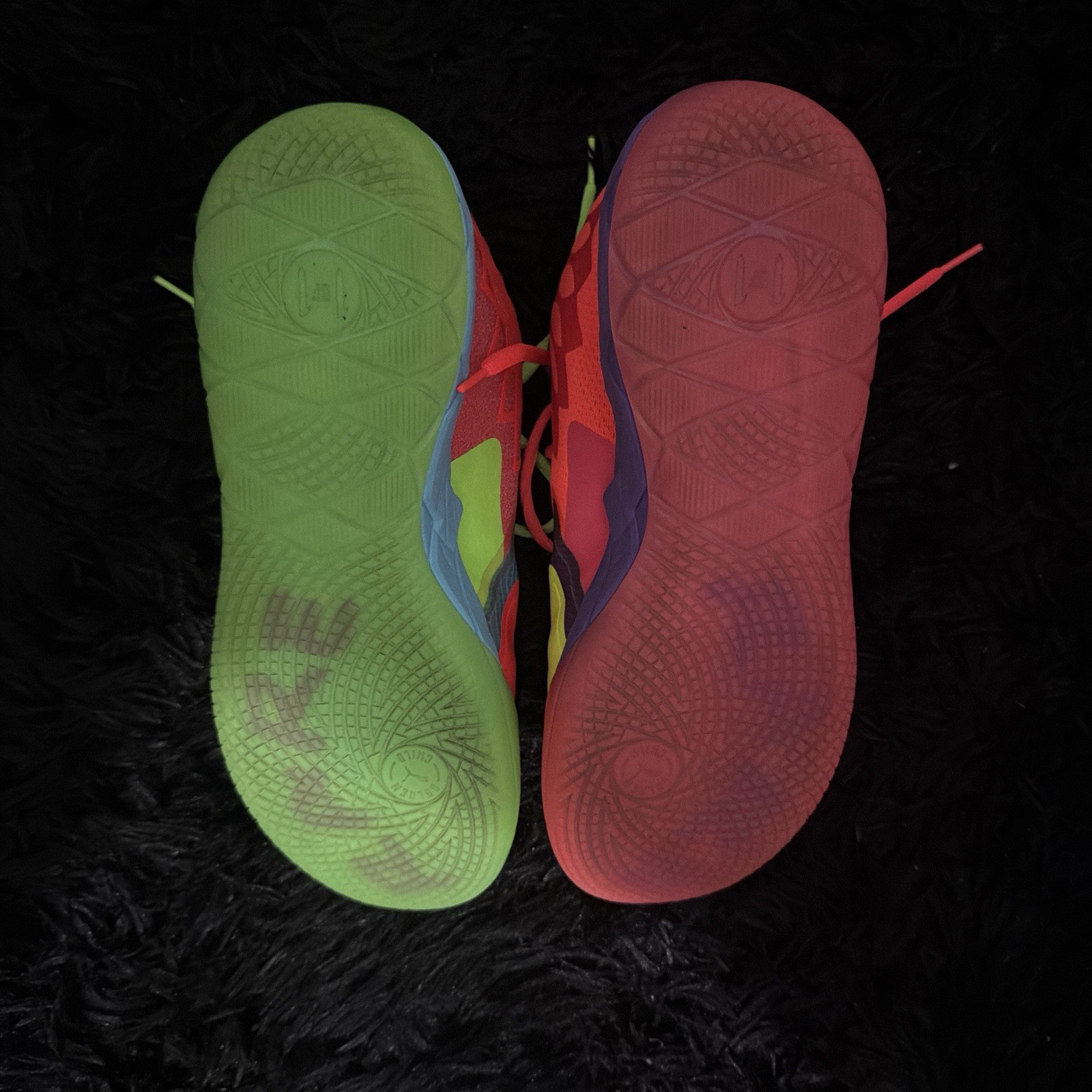 PUMA MB.01 Be You Multicolor Colorblock Mid-Top Basketball Sneakers