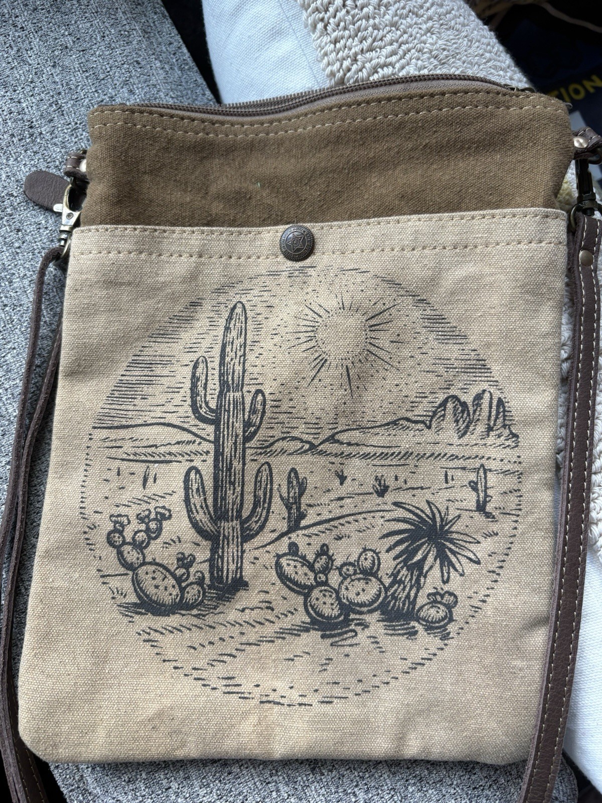 Myra Crossbody Bag Cactus Desert Boho