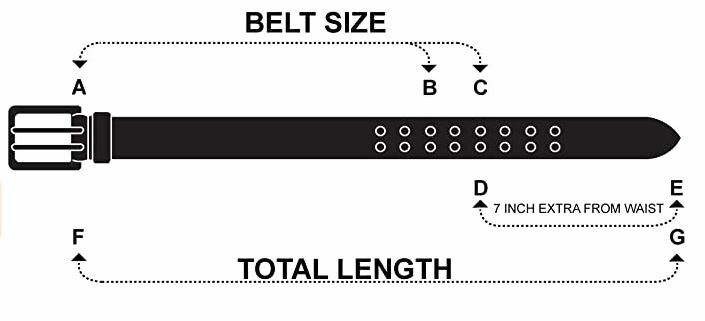 Men’s Real/Genuine Bufflo leather Gun Holster CCW Work belt 1.75″ 45mm Width