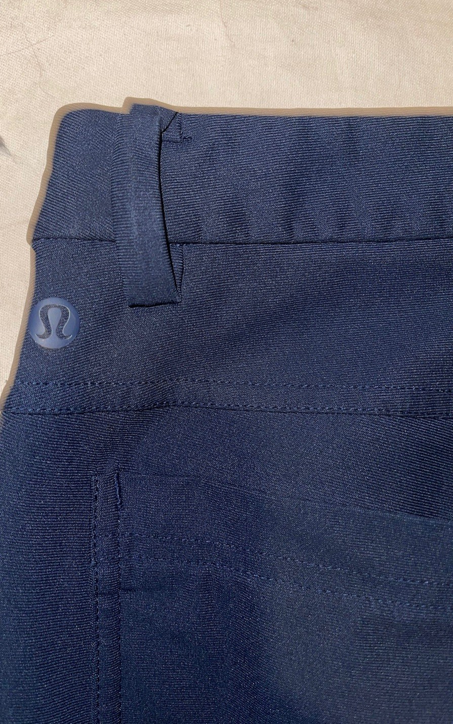 Lululemon ABC Mens 30X32 Classic Warpstreme Performance Stretch Pants Navy Blue