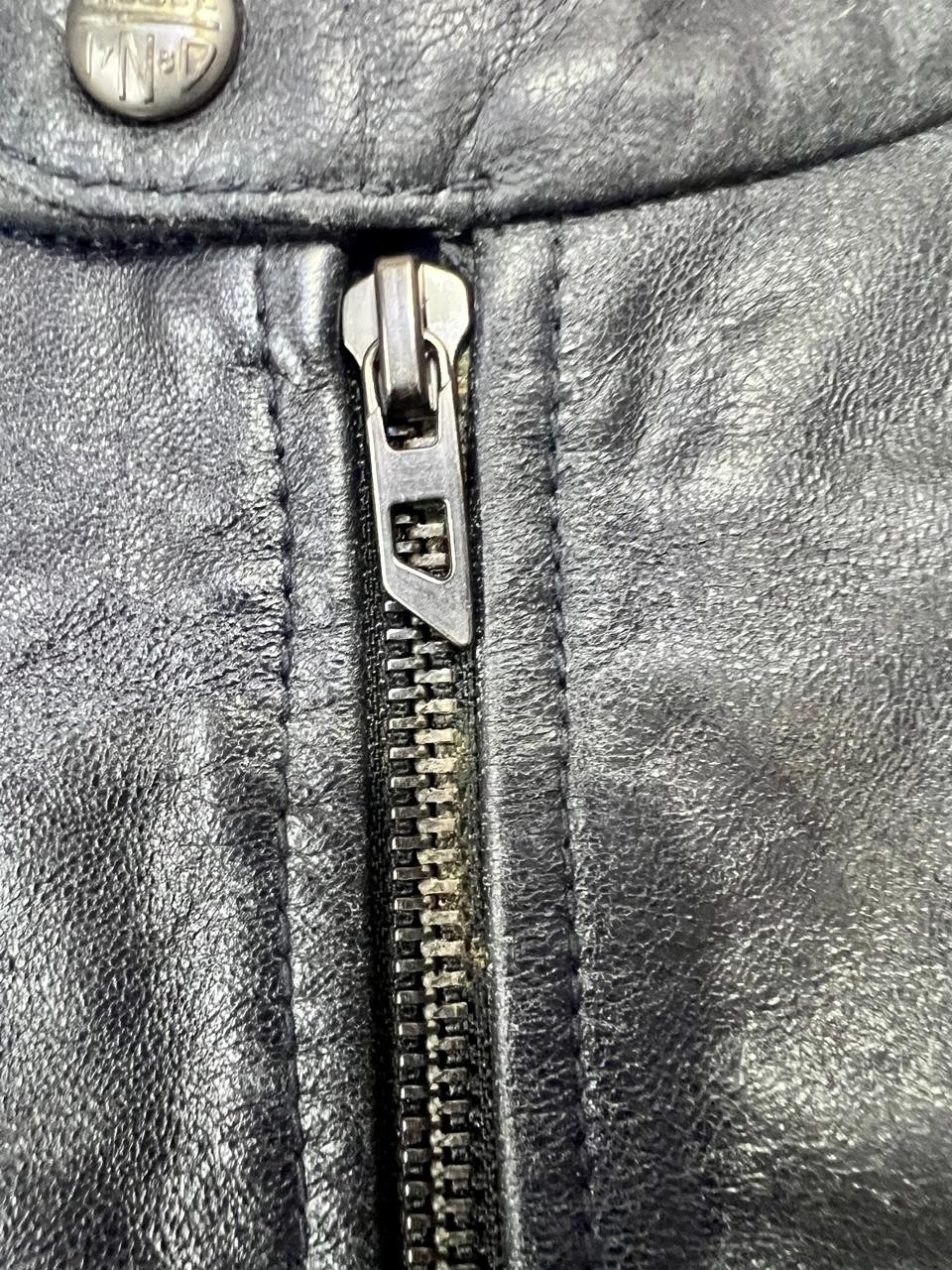 Diesel Men Leather Jacket Size L