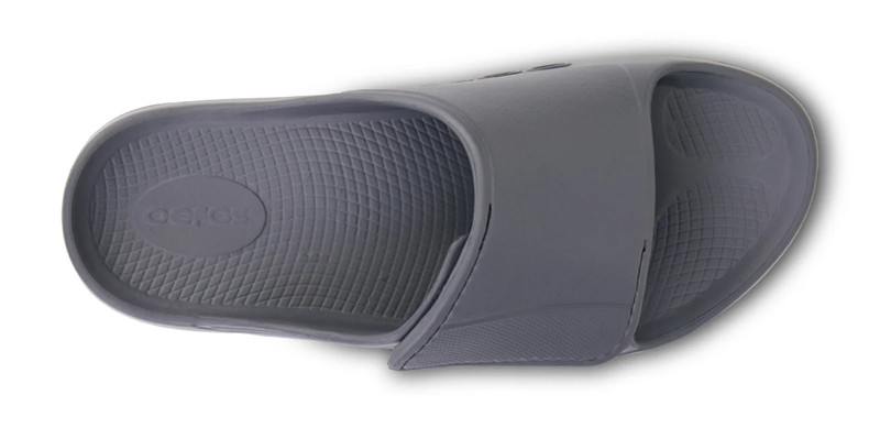 OOFOS OOahh Sport Flex Sandal Slide Slate Mens and Womens Sizes M4/W6-M13/W15