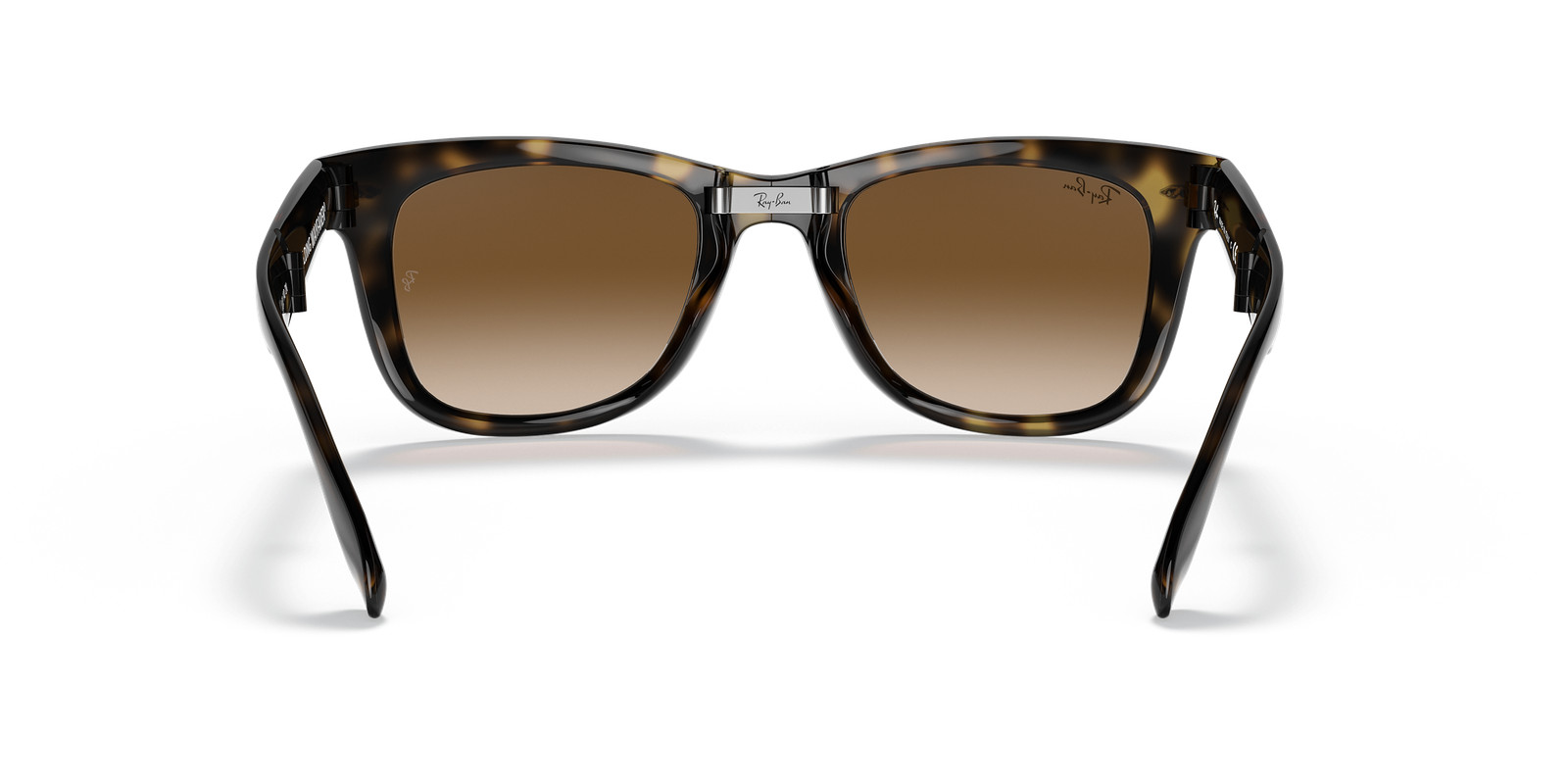 Ray-Ban Wayfarer Folding Classic Light Havana/Brown Gradient 50 mm Sunglasses