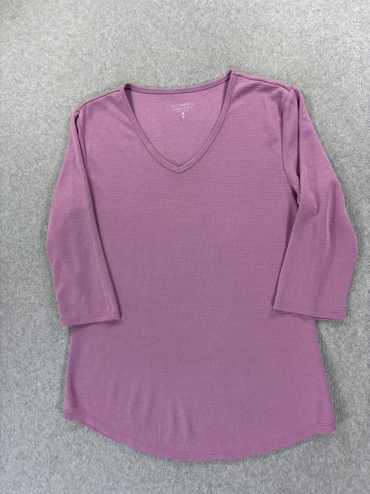 Seg’ments 3/4 Sleeve Performance Pullover Shirt (Women’s Medium) Purple