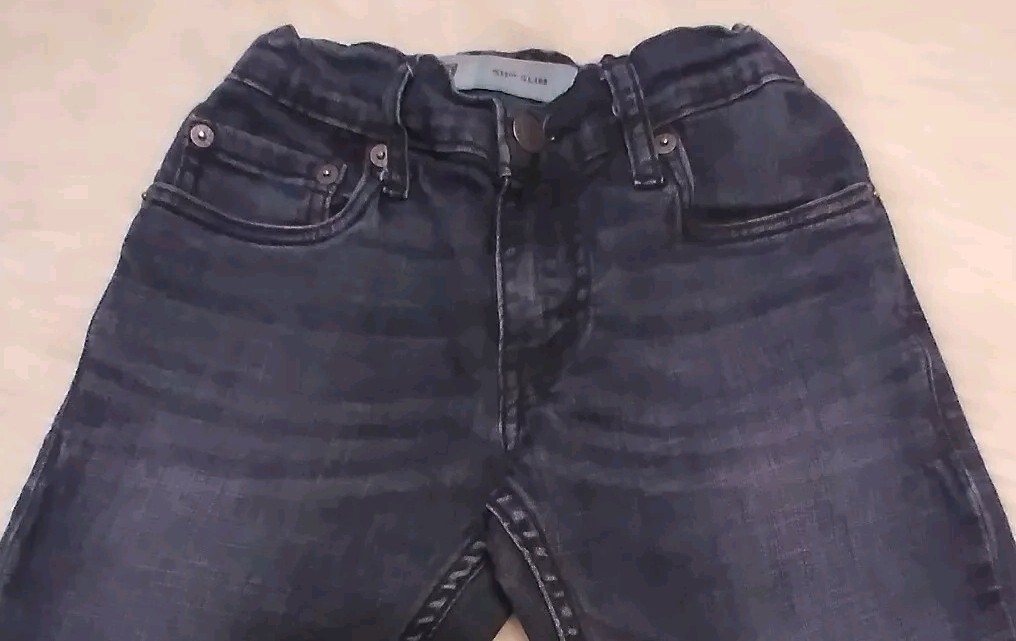 Levis 511 Slim Boy Size 8 Reg W24xL22 Stretch Waist Ripped Knee Style Jeans