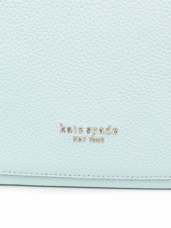 R Kate Spade Roulette Messenger in Blue Leather Crossbody PXR00329 NWT $228 FS