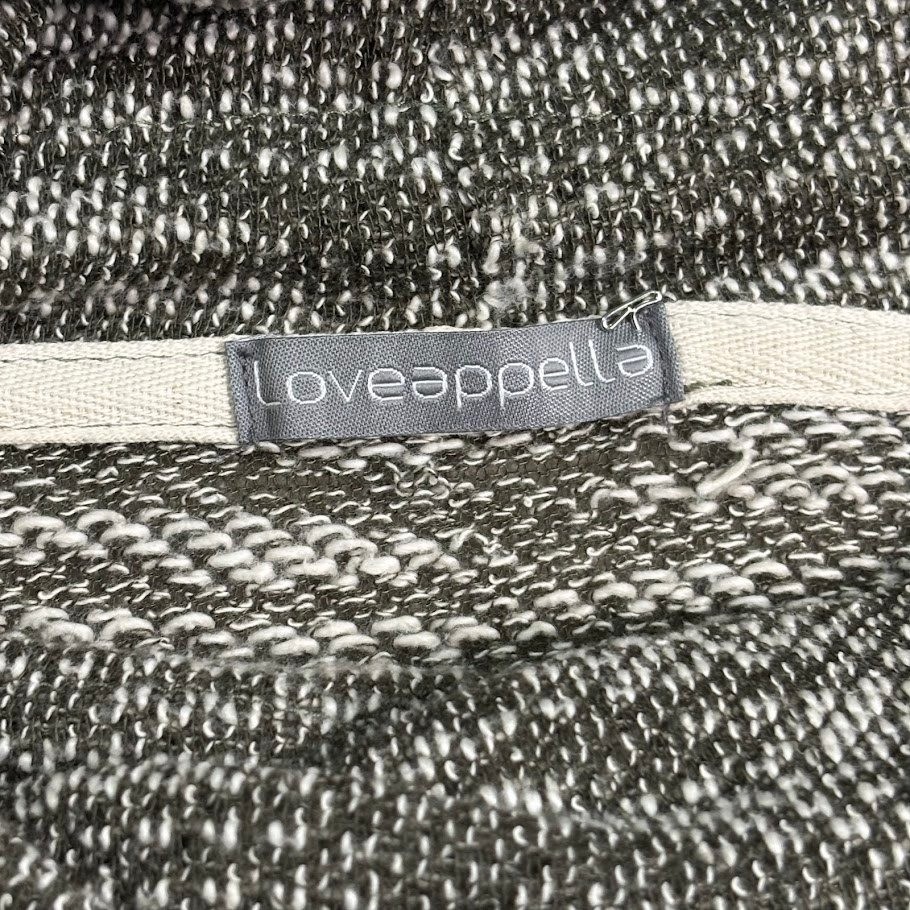 Loveappella Sweater Womens M Olive Marled Knit Cowl Neck Pocket Pullover Cozy