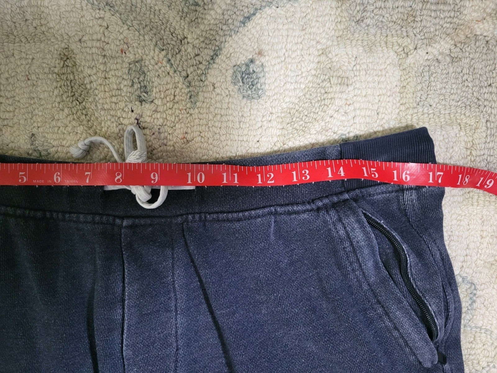 J.Crew Knit Goods Jogger Sweatpants Men’s Medium Slim Black Heather Zip Pockets