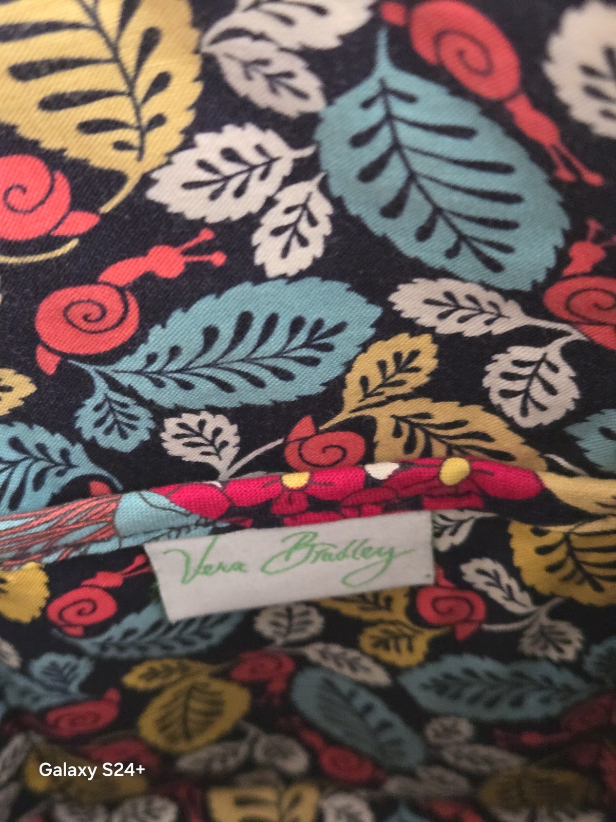 Vera Bradley HAPPY SNAILS Retired Crossbody Hipster