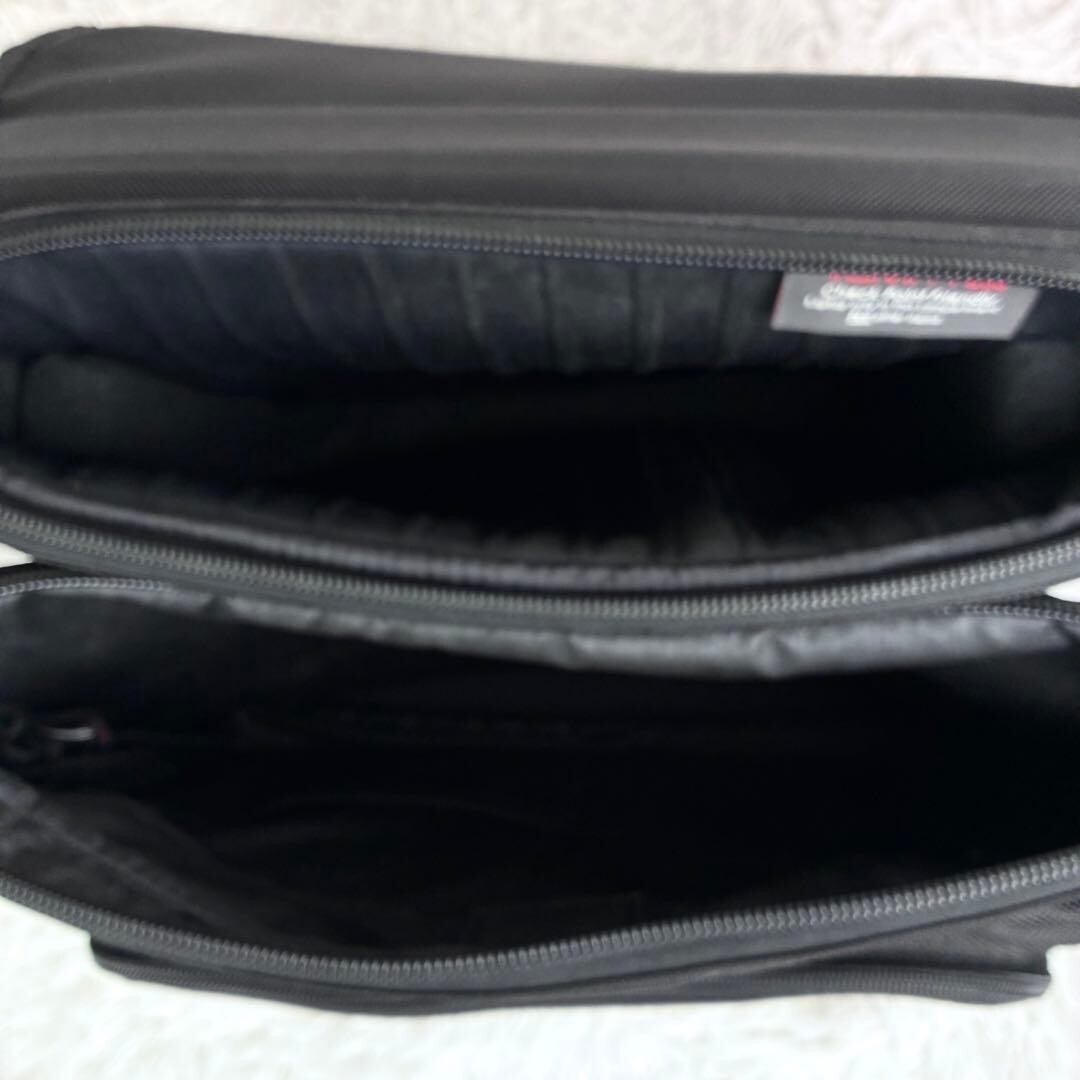 TUMI Alpha T Pass 2Way Business Bag Messenger Briefcase Black Auth