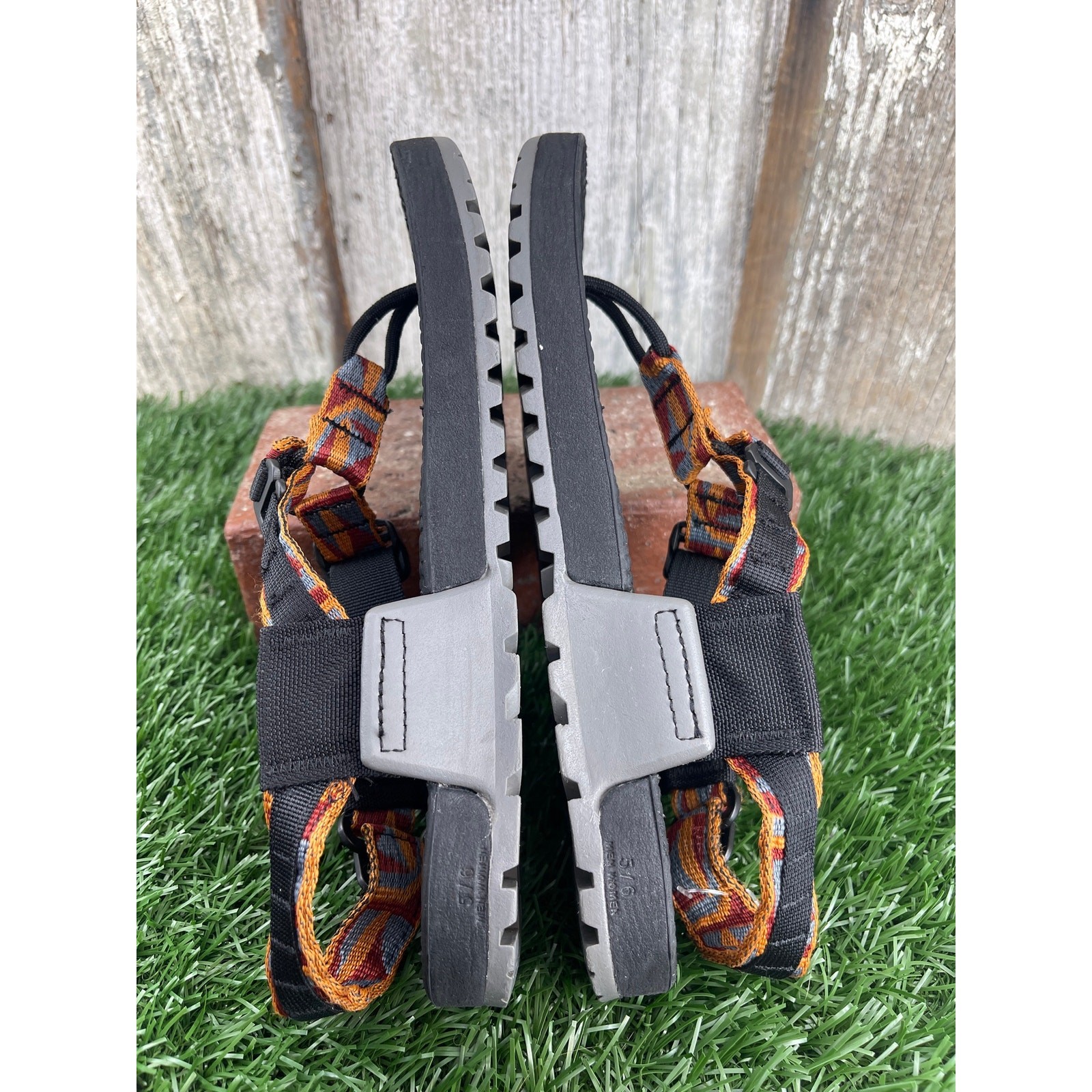 Bedrock Cairn 3D Minimalist Adventure Rust Sandals Women’s 6