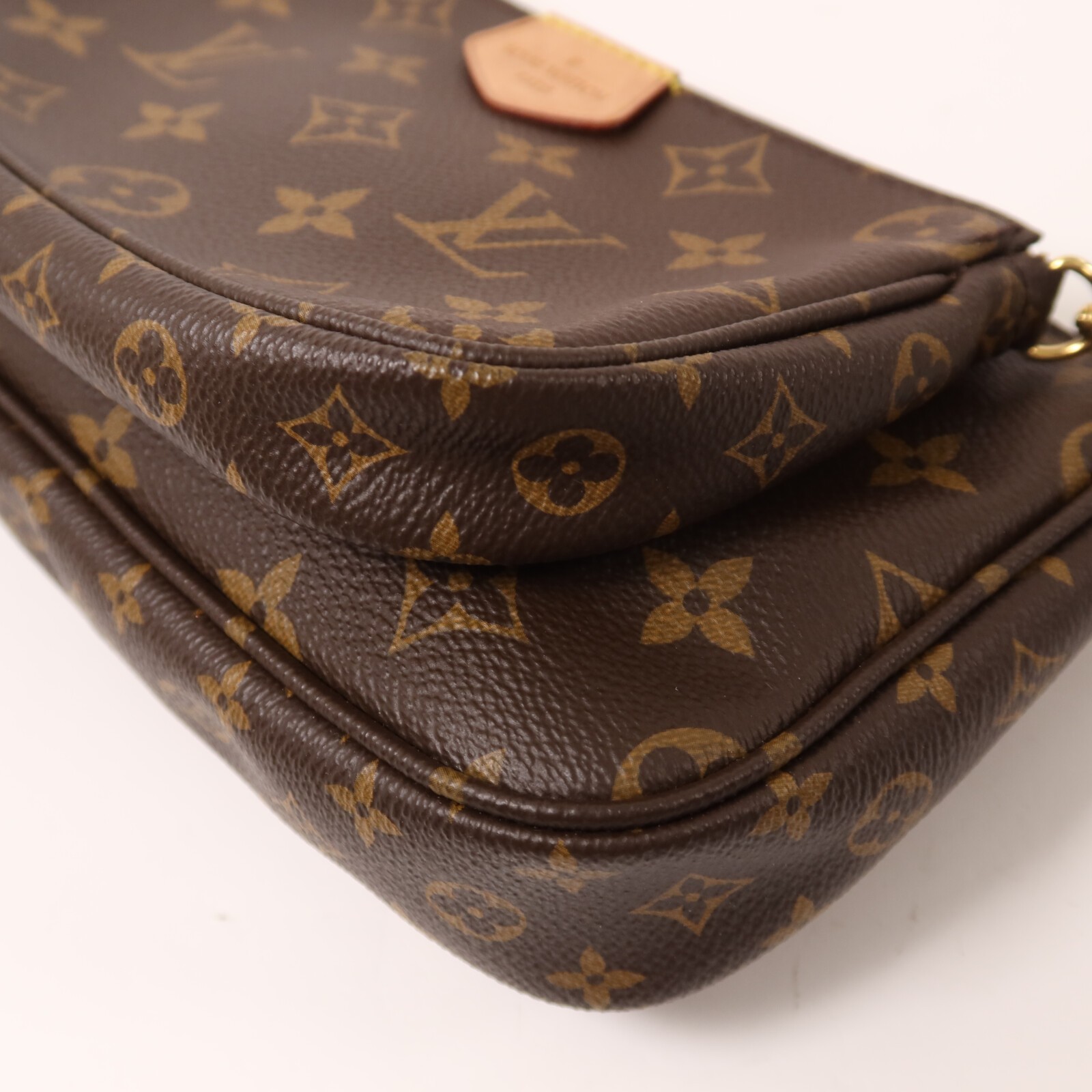 LOUIS VUITTON LV GHW Multi Pochette Accessoires 2 Way Bag M44840 Monogram Brown