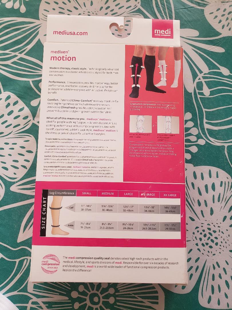 Mediven Motion Unisex 20-30 Calf Closed Toe Compression Socks Pick Size & Color
