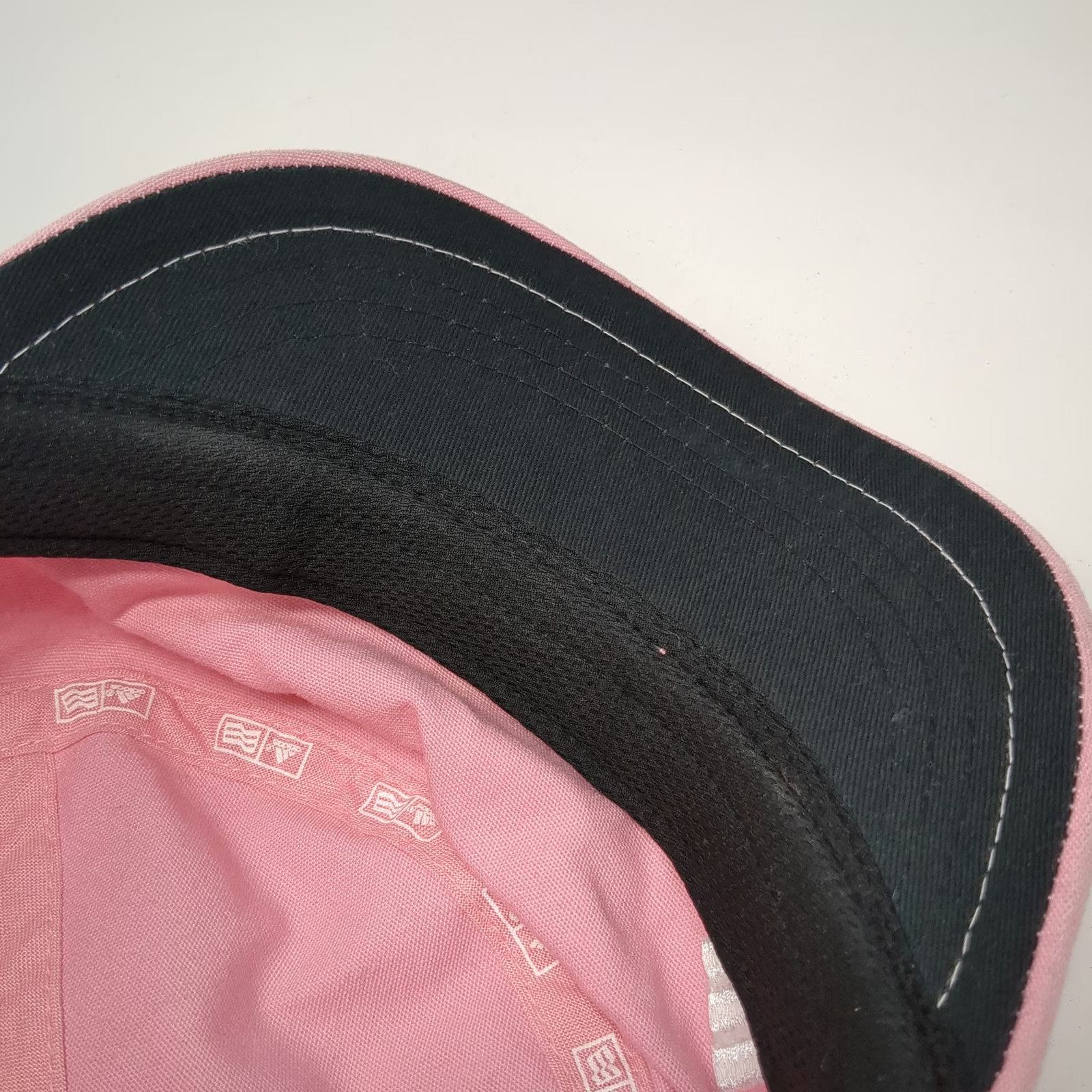 Adidas Army Cap Pink One Size Hat Cotton Logo Side Grommet Flat Top Sport