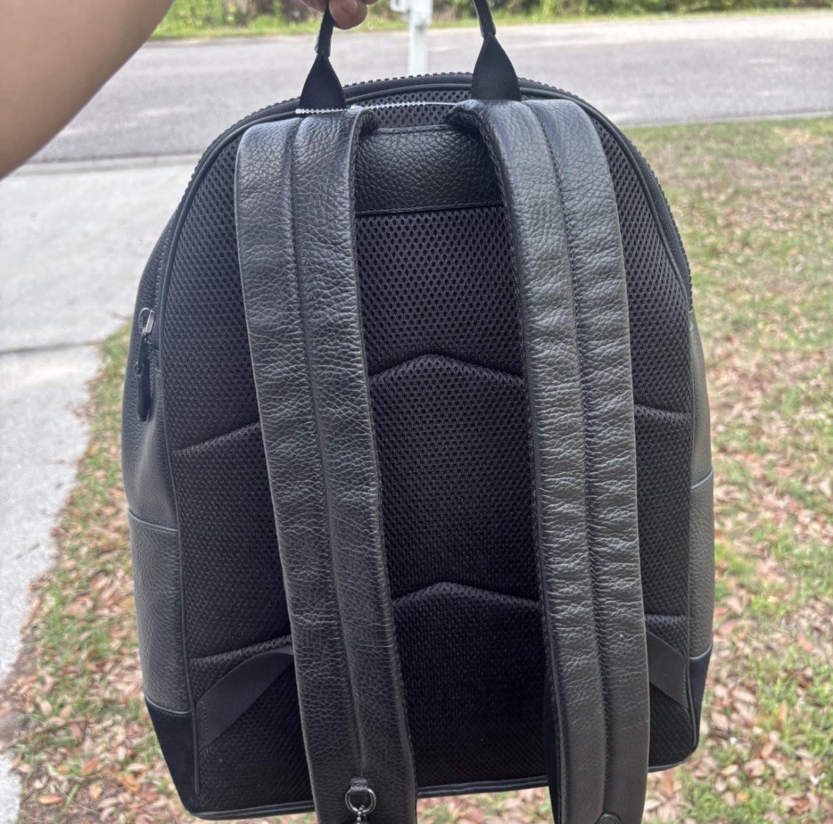 COACH Disney x Marvel Black Panther Leather Backpack w/ Signature Canvas