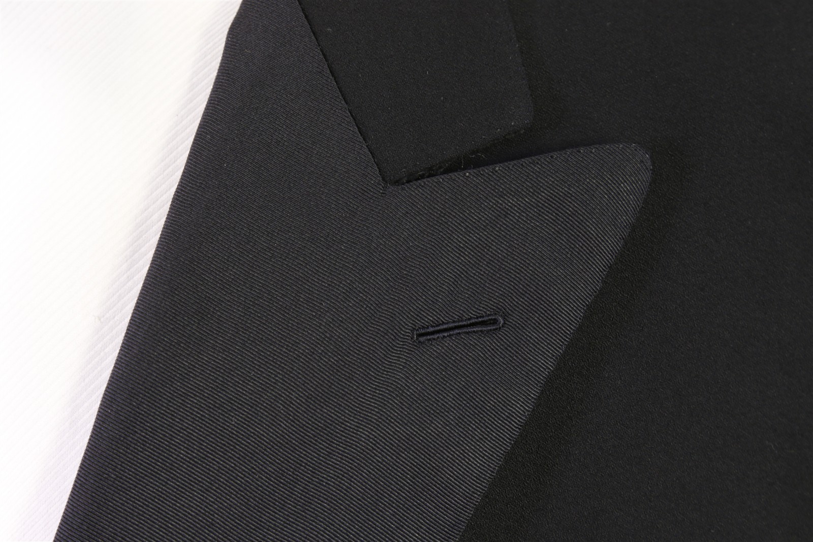 Brioni Black Peak Lapel Tuxedo Formal Wedding Blazer Jacket Pure Escorial 48R