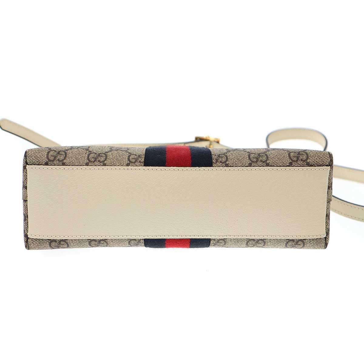 GUCCI Ophidia GG Supreme Small Shoulder Bag Beige