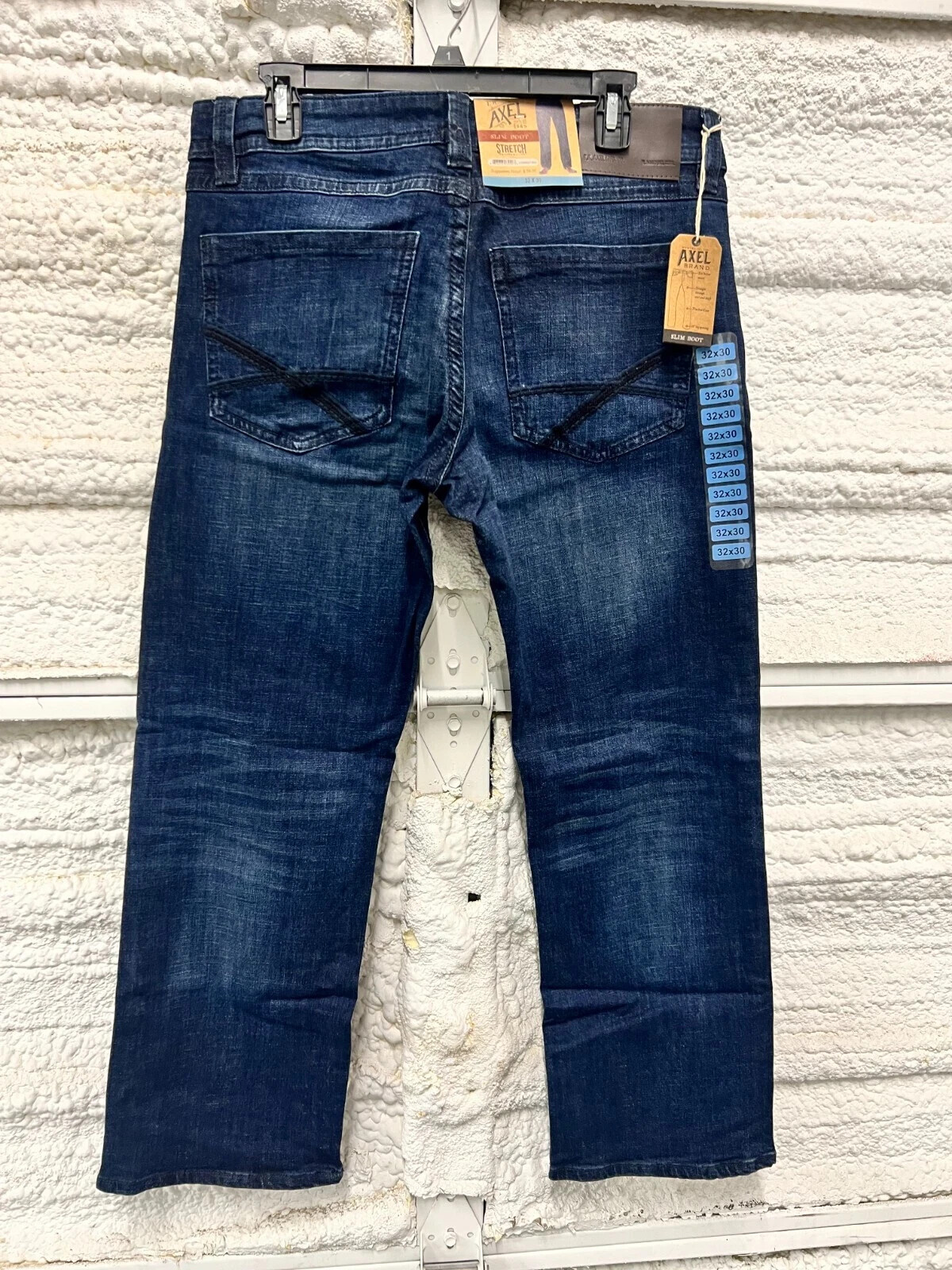 T.K. Axel Slim Boot Cut Stretch Denim Jeans, Dark Wash (BONDI) *CHOOSE SIZE*
