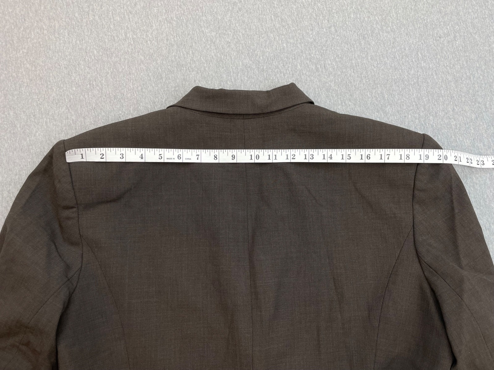 Talbots Blazer Womens 18 Brown Wool Blend Stretch 2-Button Single Breast Lined