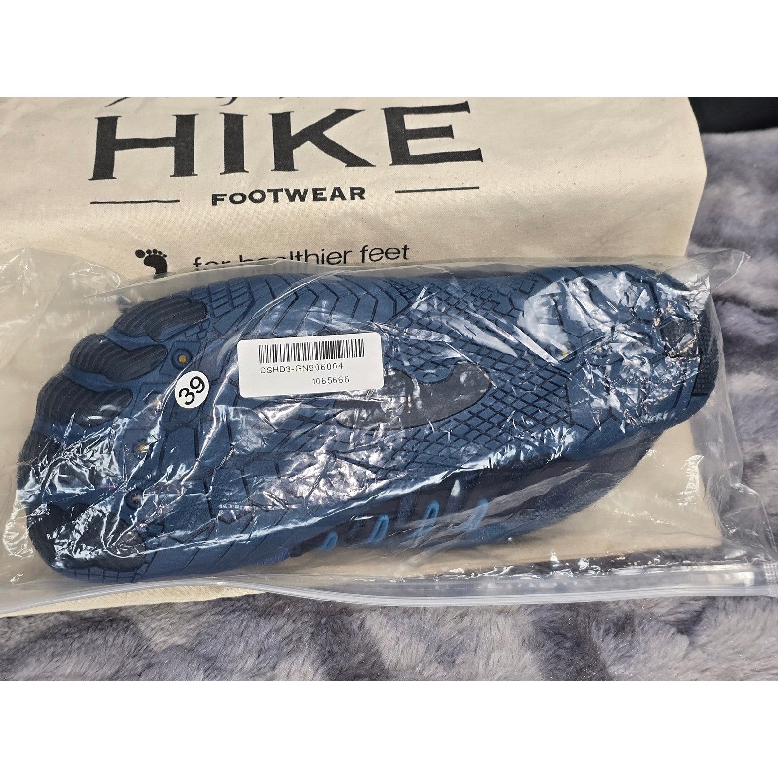 NWT Hike Footwear Colson Pro Barefoot Shoes Blue Size EU 39 Womens 8
