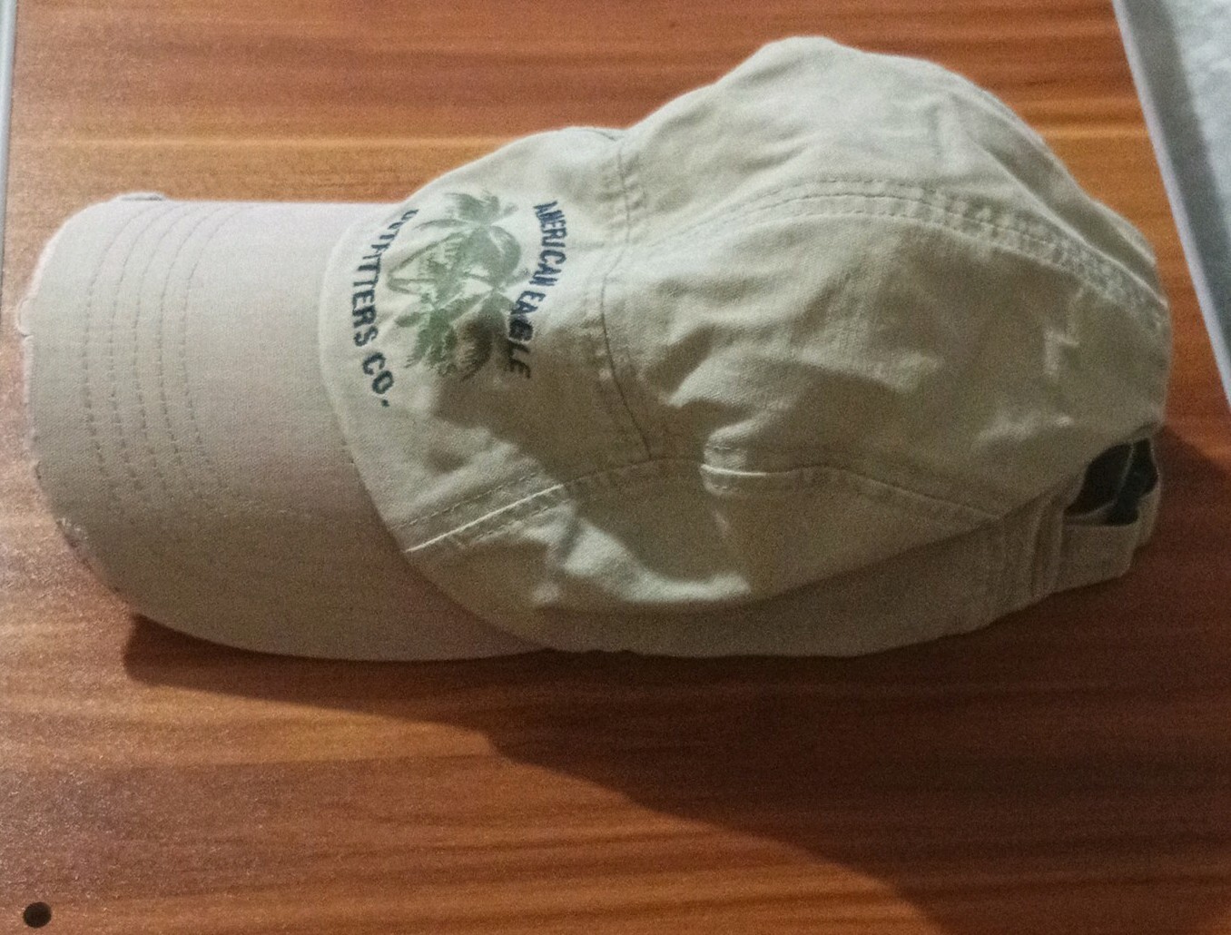 Vtg American Eagle Outfitters Palm Tree Dad Hat Distressed Made in Taiwan Y2K