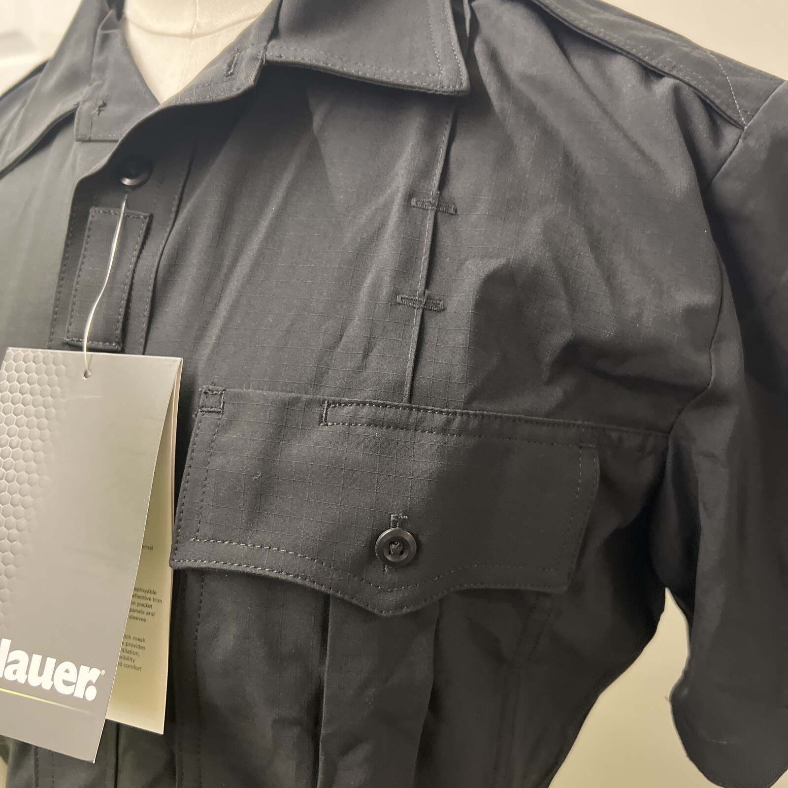BLAUER Short Sleeve Supershirt Black Size Small Reg 8676
