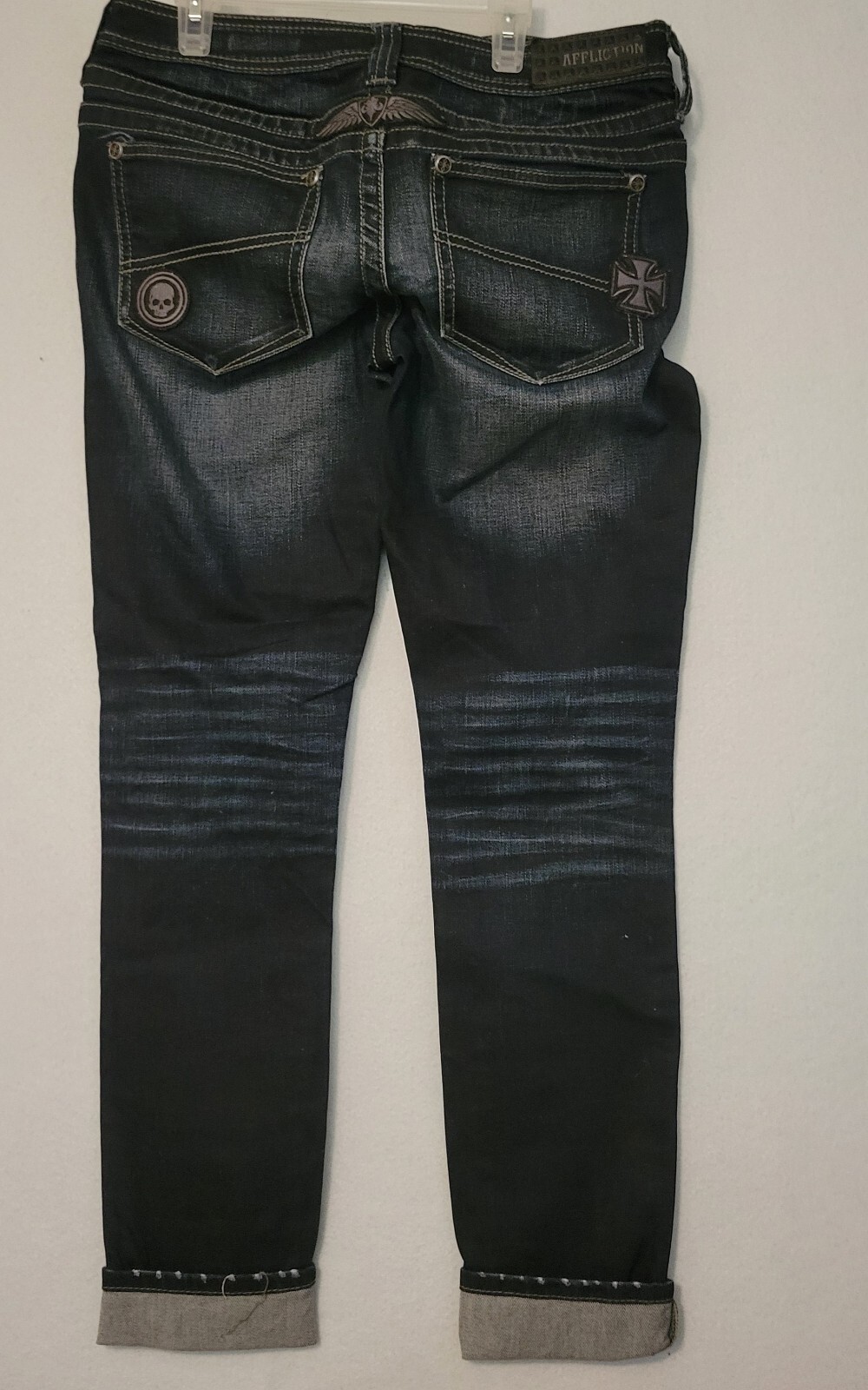 Affliction Women’s Raquel Jeans Size 30Wx29L distressed