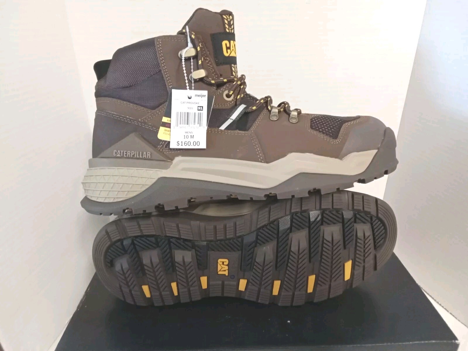 Caterpillar Mens PROVOKE MID WP Waterproof Alloy Toe Work Boot Size 10 M Leather