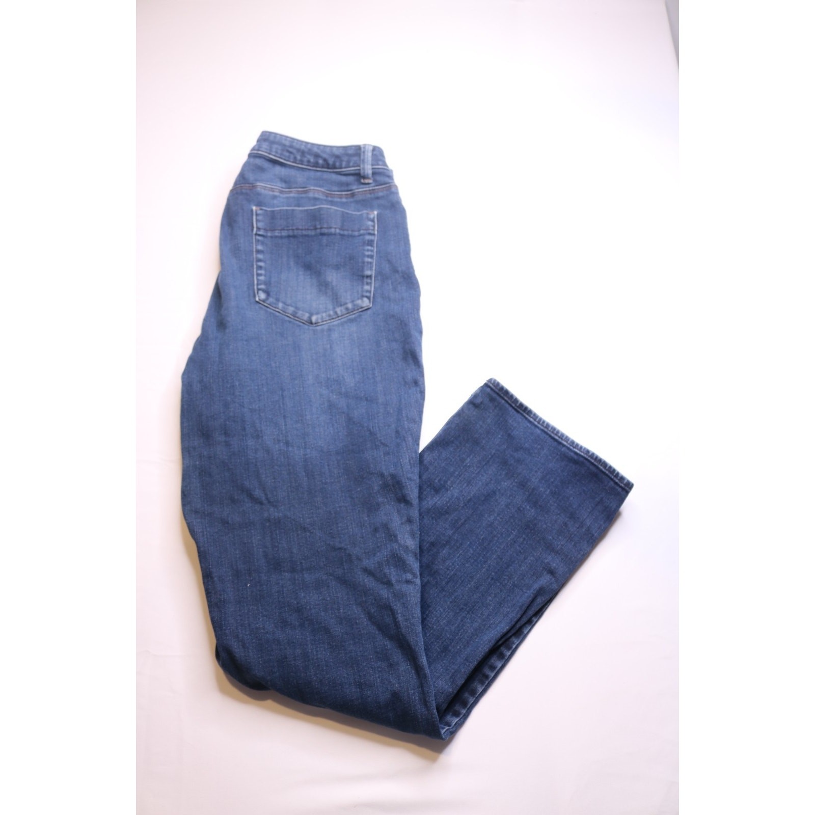 Coldwater Creek Women’s Straight Leg Mid Rise Classic Denim Jeans Med. Sz 12