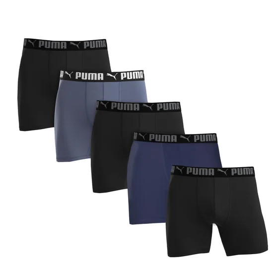 PUMA Men’s Boxer Brief, 5-PACK Comfort Waistband Tag Free No Fly NEW