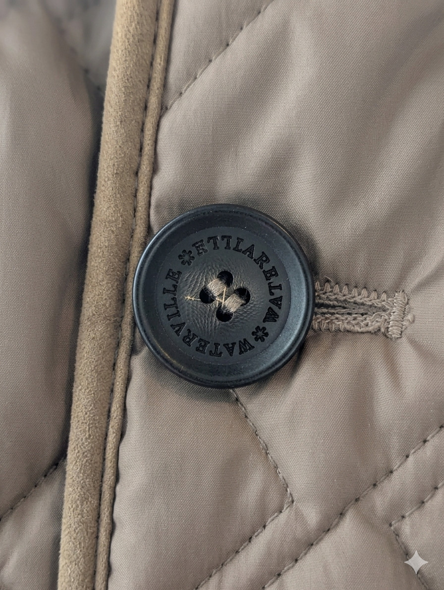 Waterville Clay Bronze Brown Quilted Jacket Full Zip Regular Fit 2XL (EU 56)
