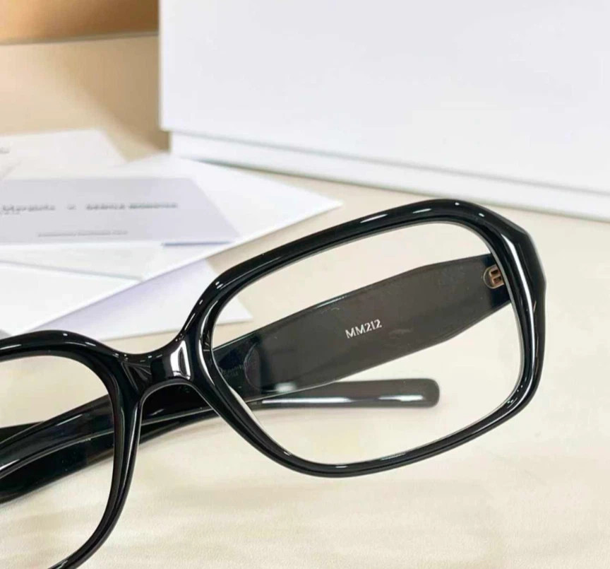 Gentle Monster Maison Margiela MM212 01 sunglasses Black/Clear With Case New