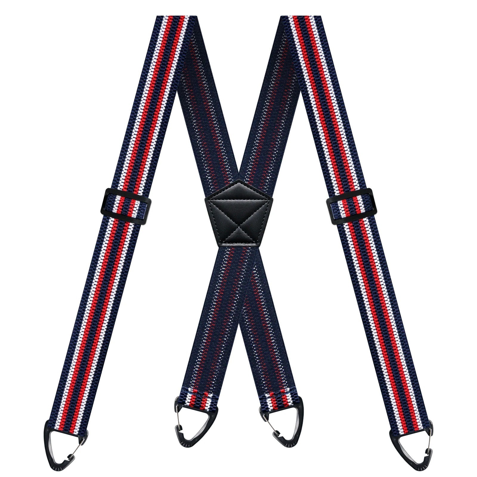Suspenders for Men Heavy Duty, X Shape Back Hidden Suspender 1.5″ Under Clothing