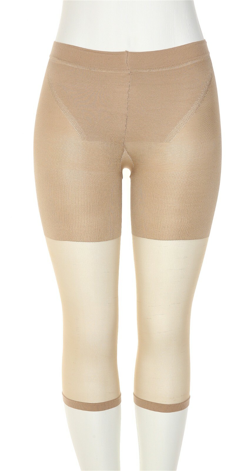 Spanx Nude Footless Power Capri Pantyhose Shaper Women’s Size A L6312